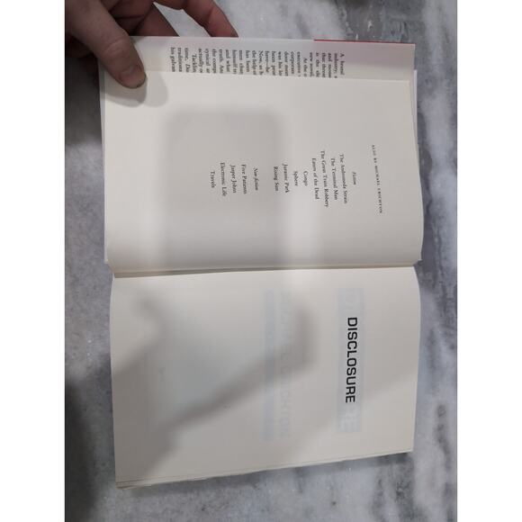 Michael Crichton Standalone‎ Novels: Next, Airframe & Disclosure (2 HC, 1 PB) - Picture 10 of 11